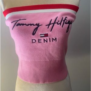 NWOT pink Tommy Hilfiger tube top